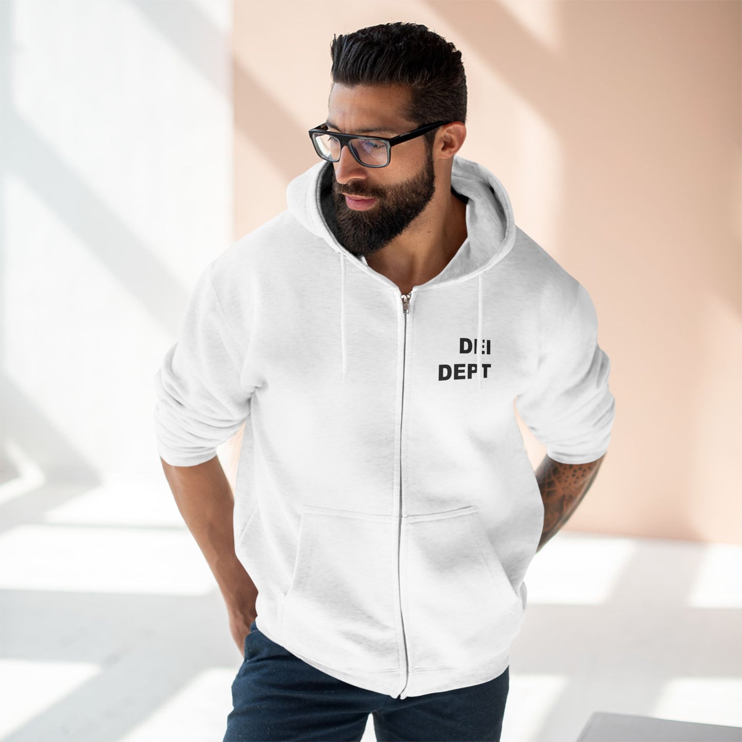 DEI Dept. Unisex Zip Hoodie