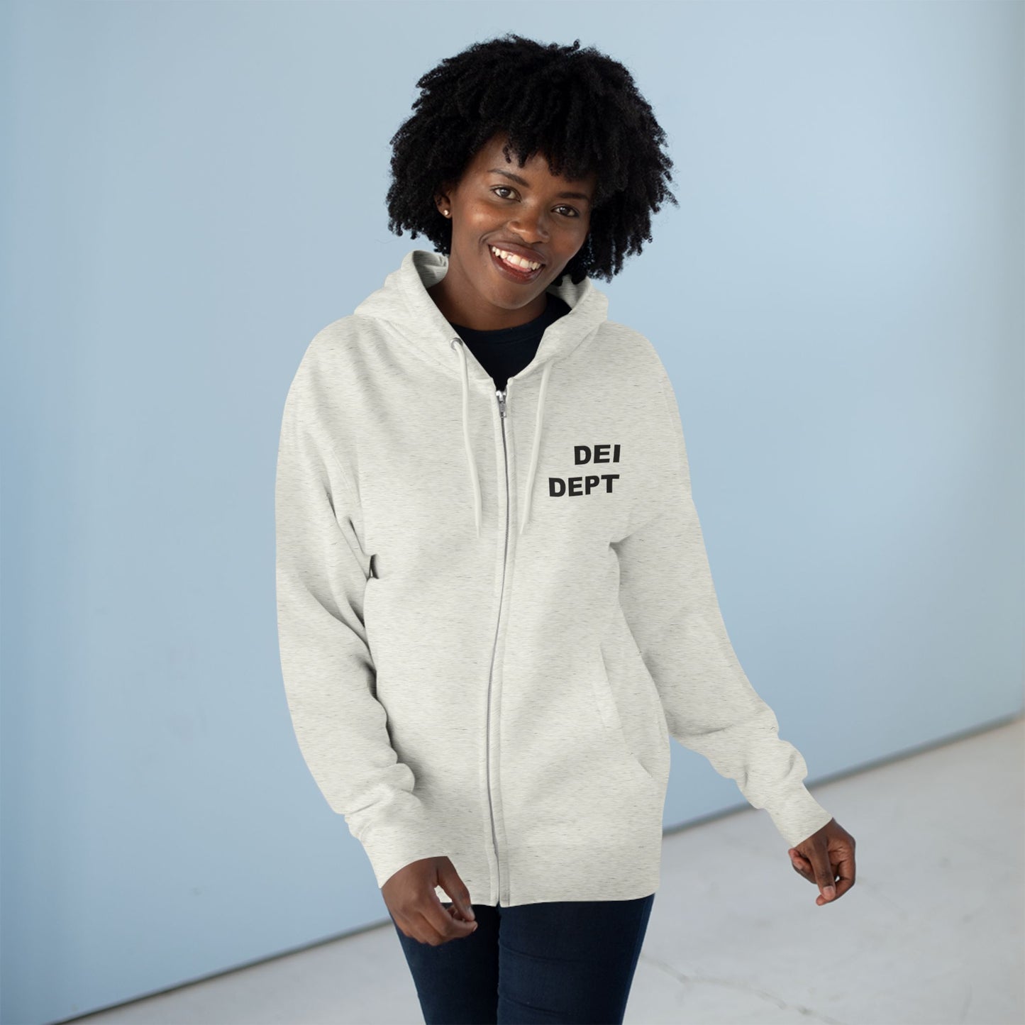 DEI Dept. Unisex Zip Hoodie