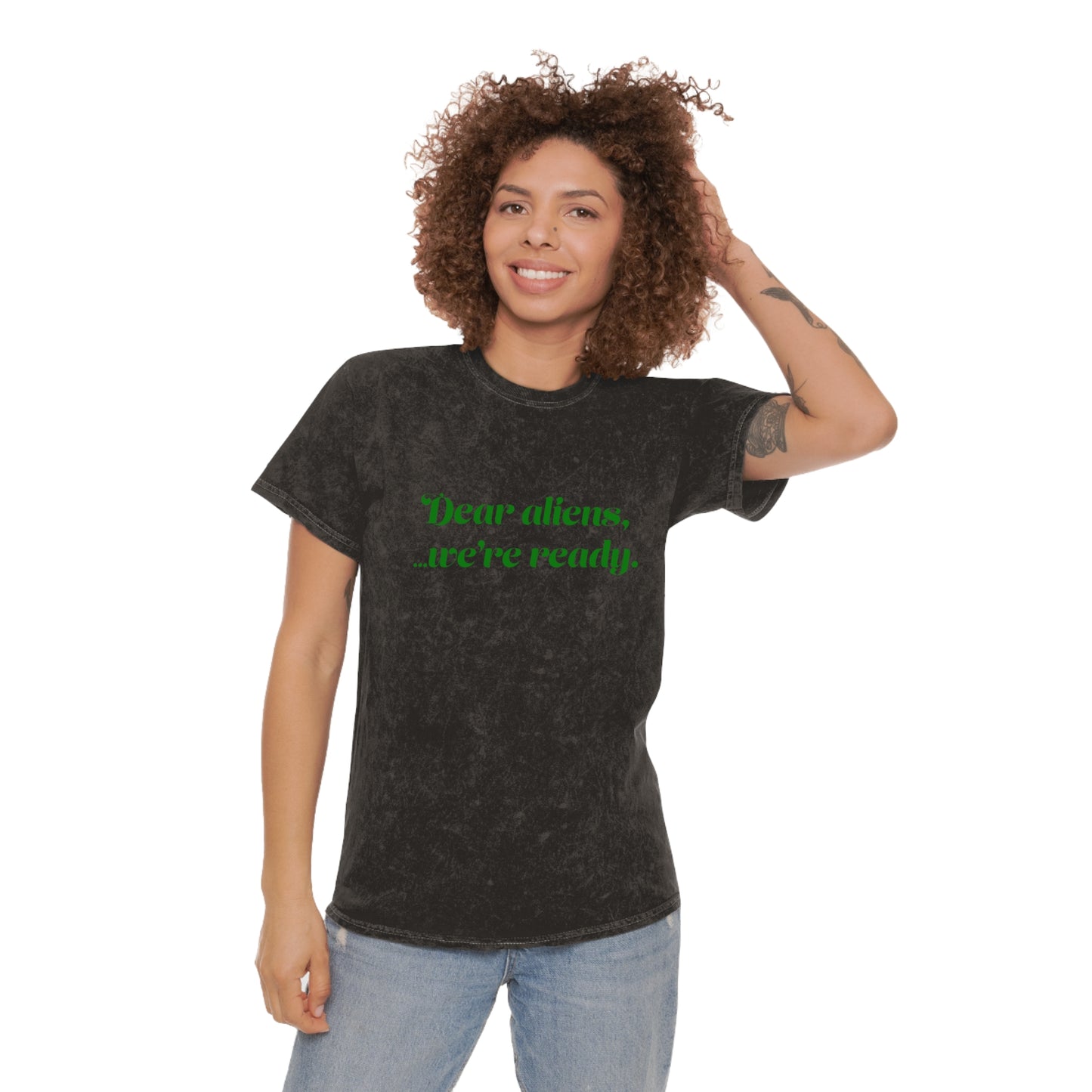 Dear Aliens Mineral Wash T-Shirt