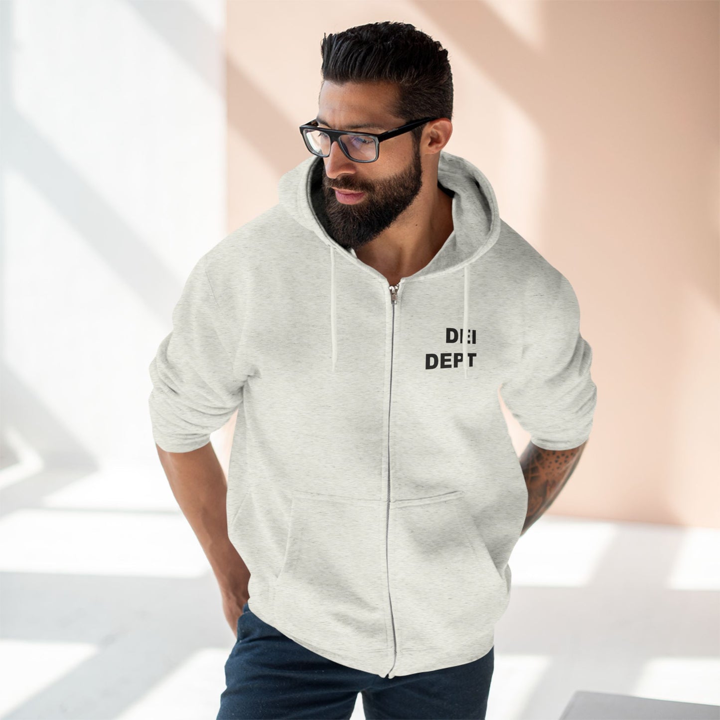 DEI Dept. Unisex Zip Hoodie