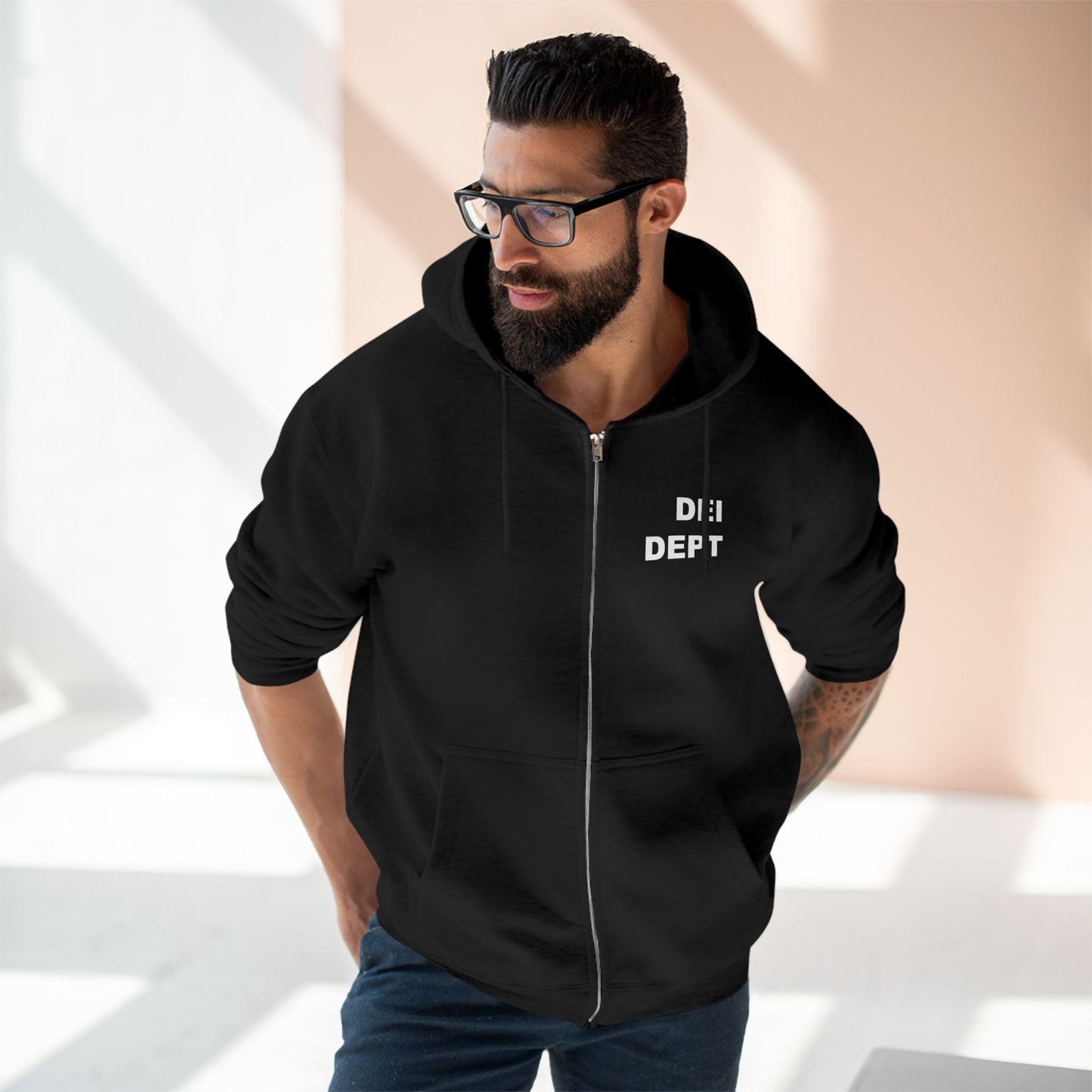 DEI Dept. Unisex Zip Hoodie