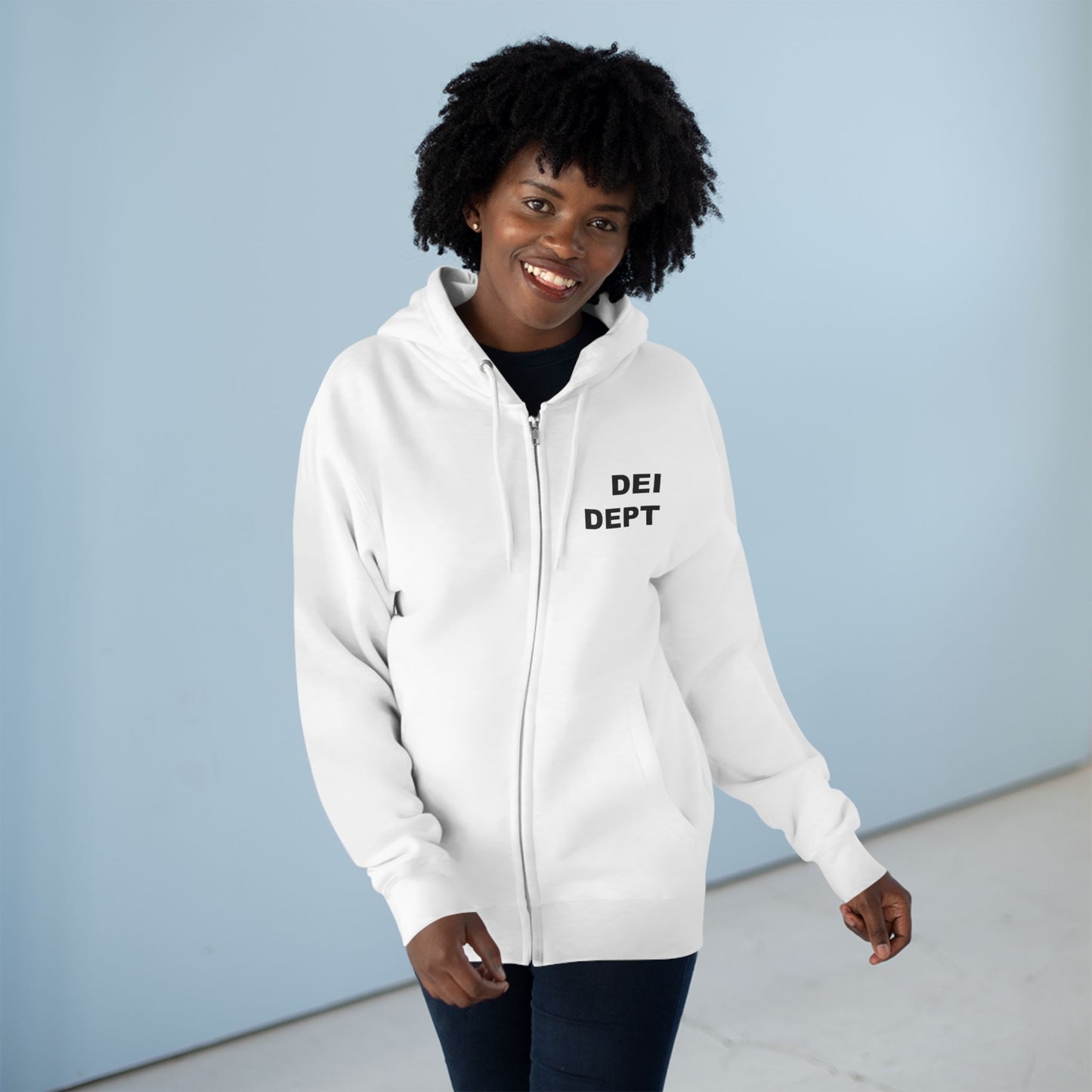 DEI Dept. Unisex Zip Hoodie