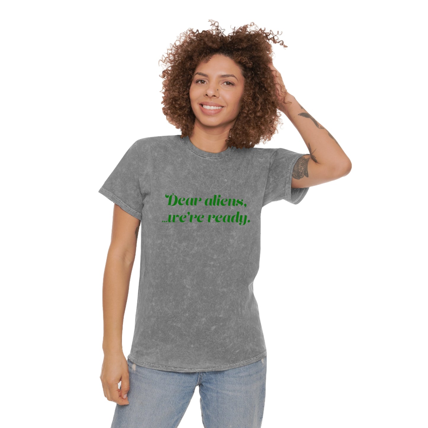 Dear Aliens Mineral Wash T-Shirt